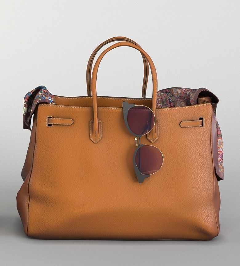 Hermes Birkin Bag 3D model | CGTrader
