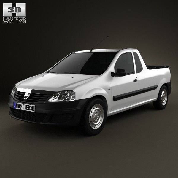 Dacia Logan Pickup 2011 3D model