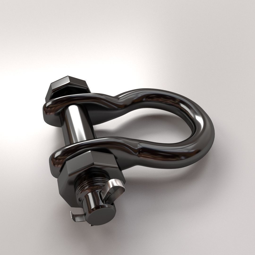 Anchor Shackle 3D Model 3DS FBX BLEND DAE