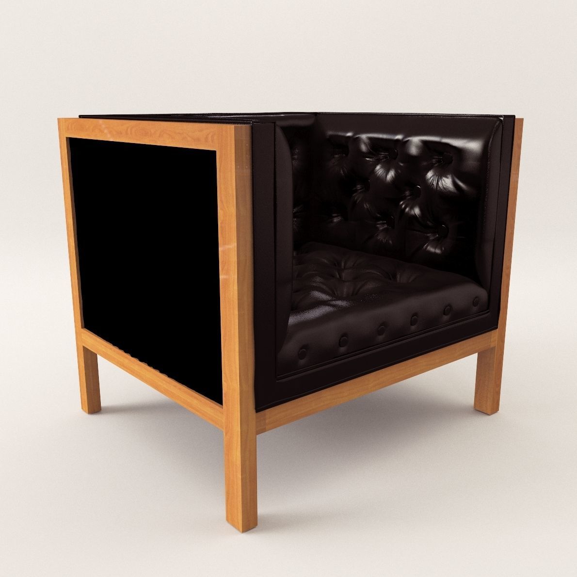Armchair - Art Deco style 3D model