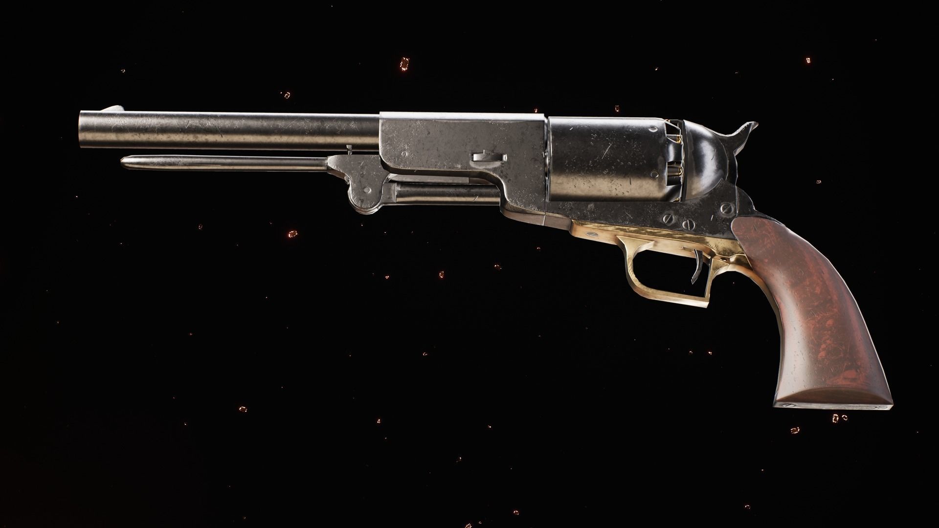 ... colt walker 1847 3d model low-poly fbx ma mb uasset 9 ...