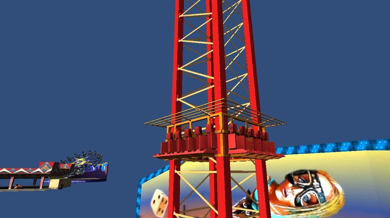 3D model Mobile fairground rides VR / AR / low-poly | CGTrader