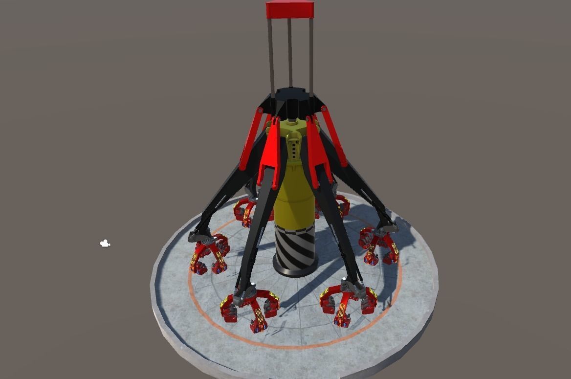 3D model High Detail Fairground Ride 09 - Jump2 VR / AR / low-poly ...