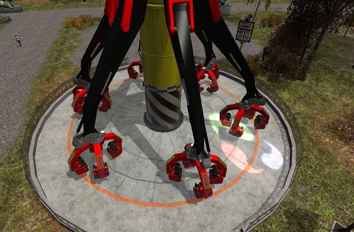 3D model High Detail Fairground Ride 09 - Jump2 VR / AR / low-poly ...