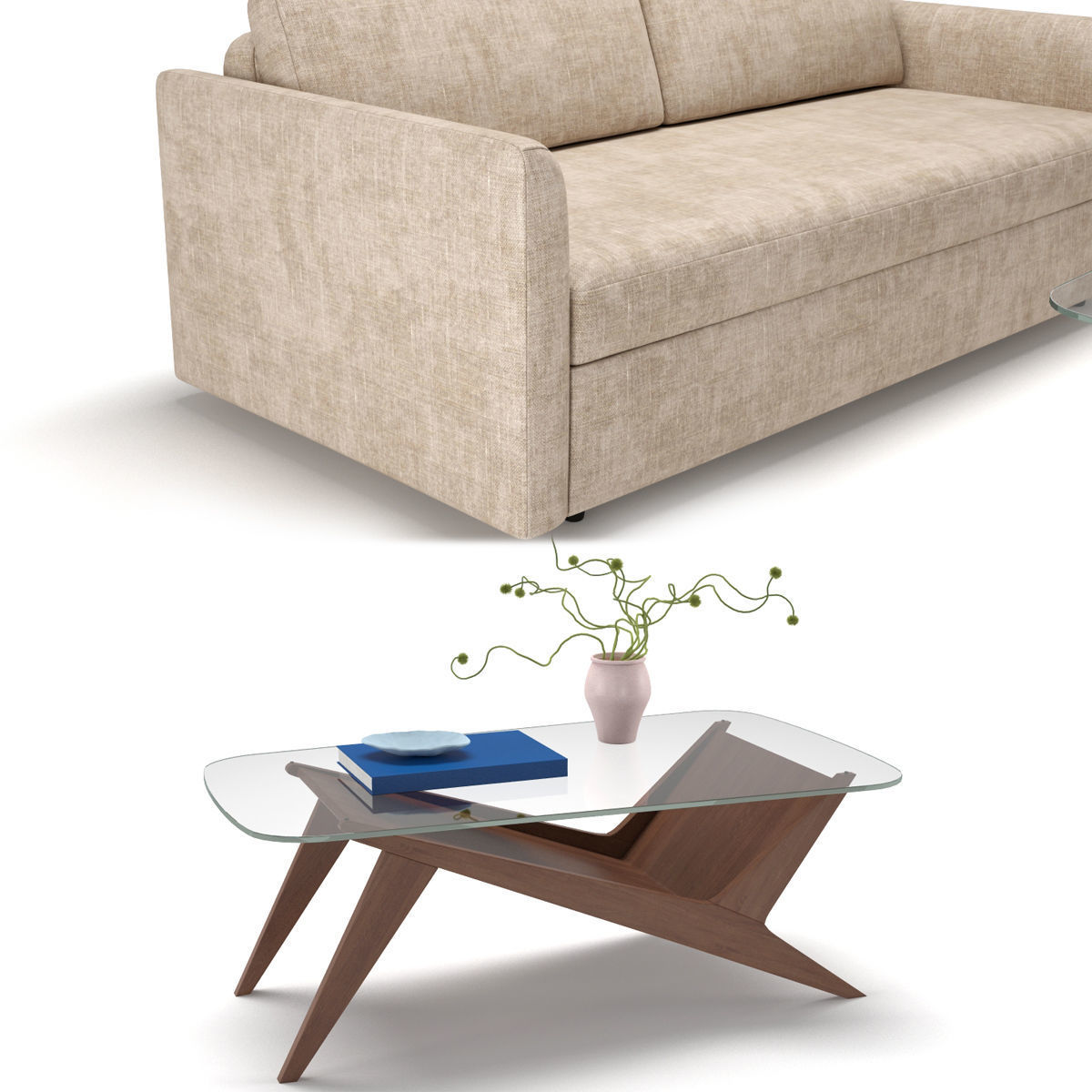 West Elm Sofa Clara Storage Twin Futon Marcio Coffee 3d West Elm Sofa Clara Storage Twin Futon Marcio Coffee Table 3d Model Max Fbx