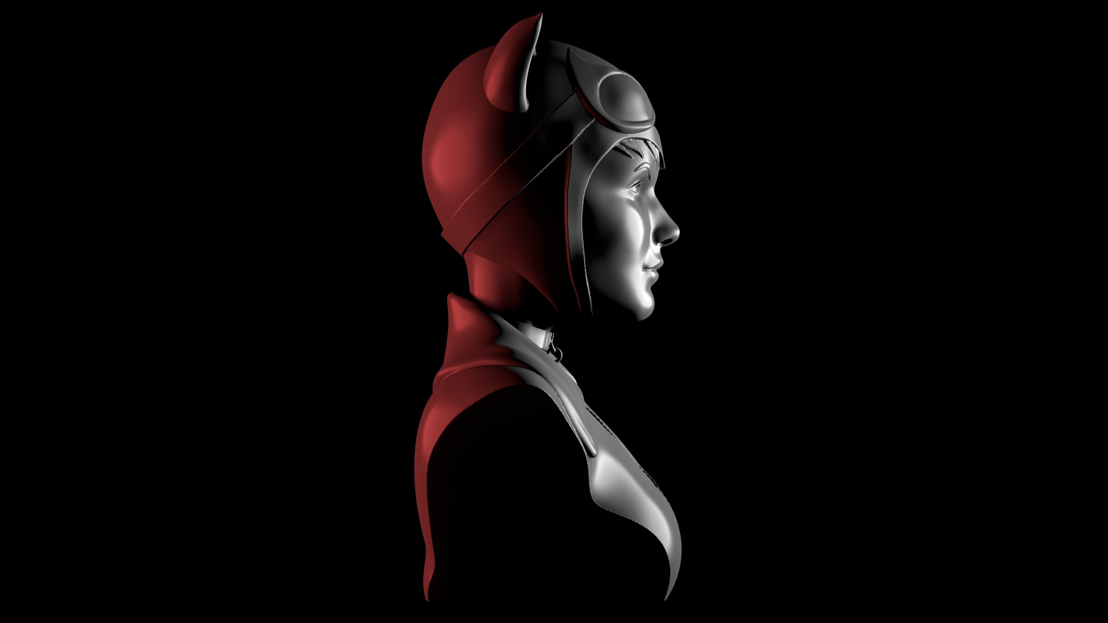 Bust - Catwoman 3D model 3D printable | CGTrader