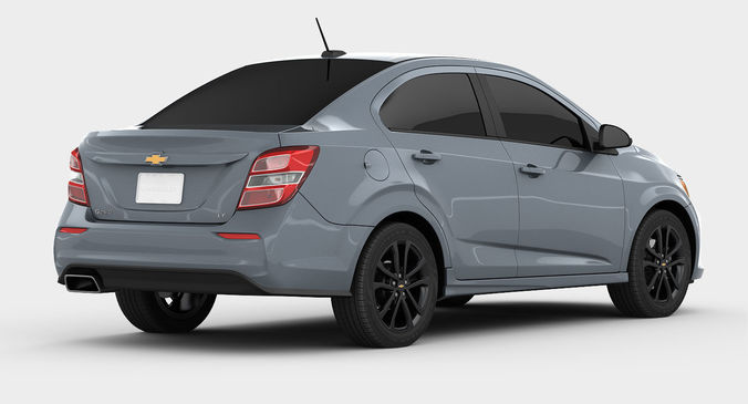 Chevrolet Sonic Sedan 2017 Cgtrader Chevrolet Sonic Sedan 2017 Model Max Bip Obj Mtl S Fbx 2