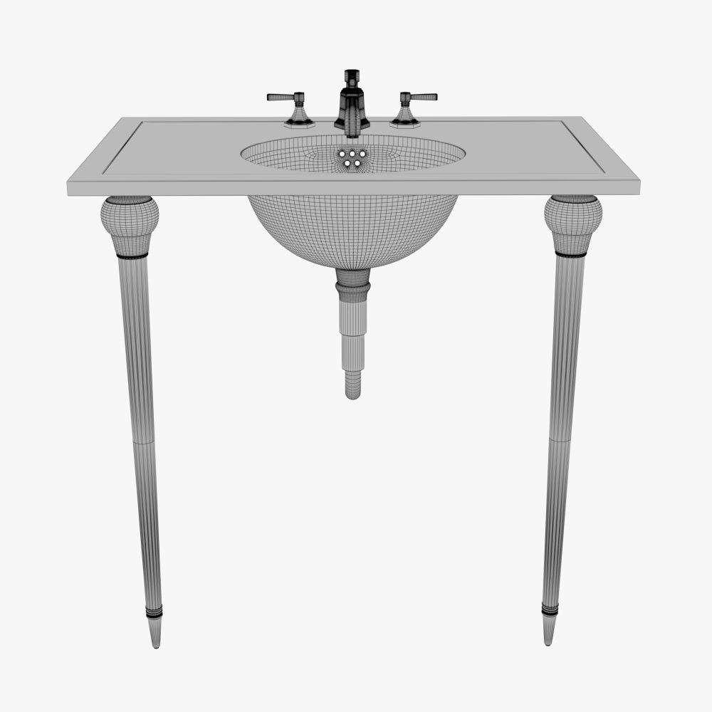 Kallista For Town by Michael S Smith Console Table 3D model CGTrader