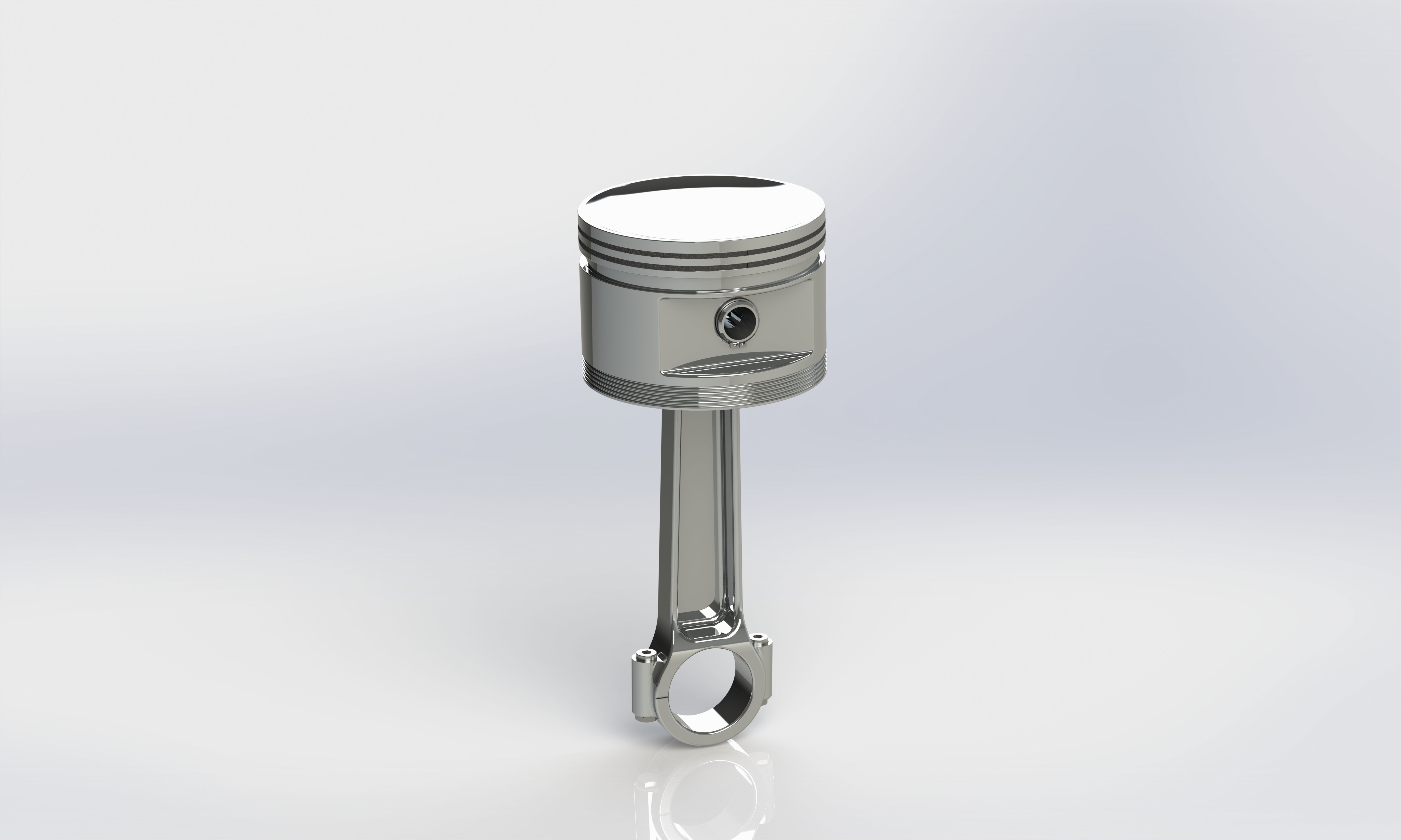 DETAILED PISTON ASSEMBLY 3D model 3D printable CGTrader