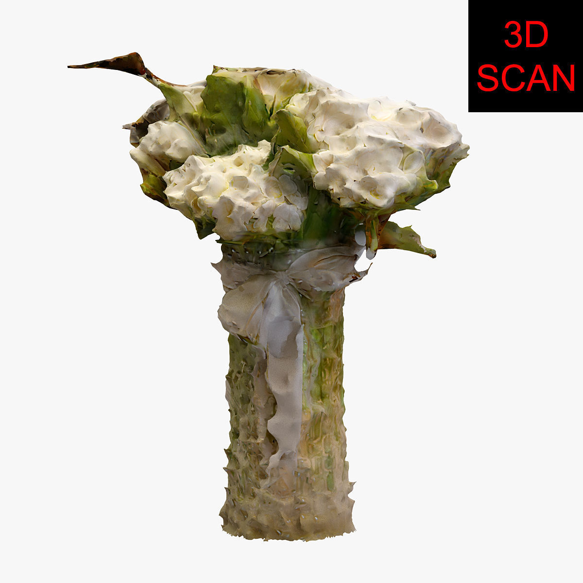 3D SCAN FLOWER 001 3D model