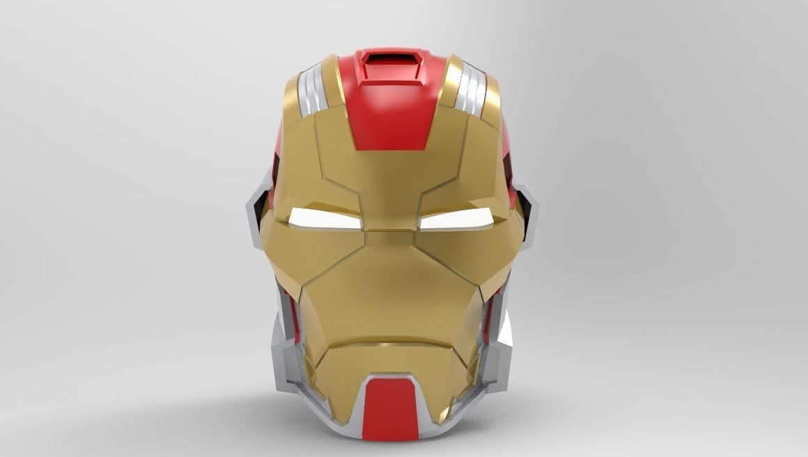 Iron Man MK 17 Heartbreaker Helmet for 3d Printing 3D print model