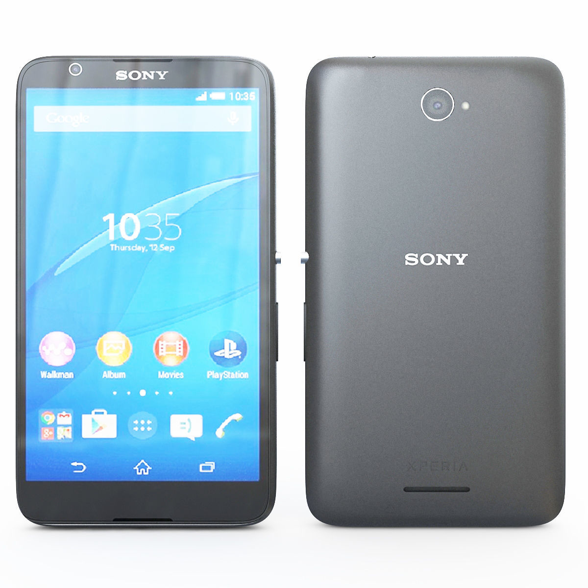 Sony Experia E4 Black 3D model | CGTrader