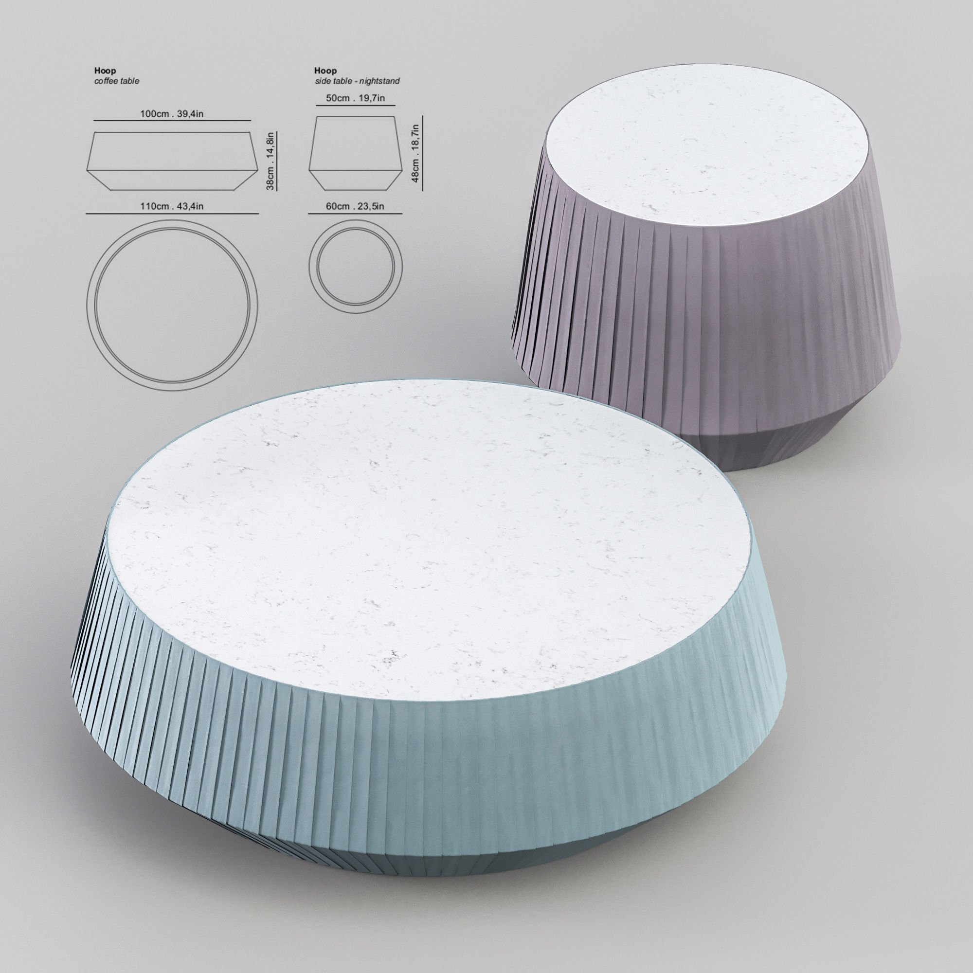 Hoop Round Leather Coffee Table 3d Model Cgtrader Hoop Round Leather Coffee Table 3d Model
