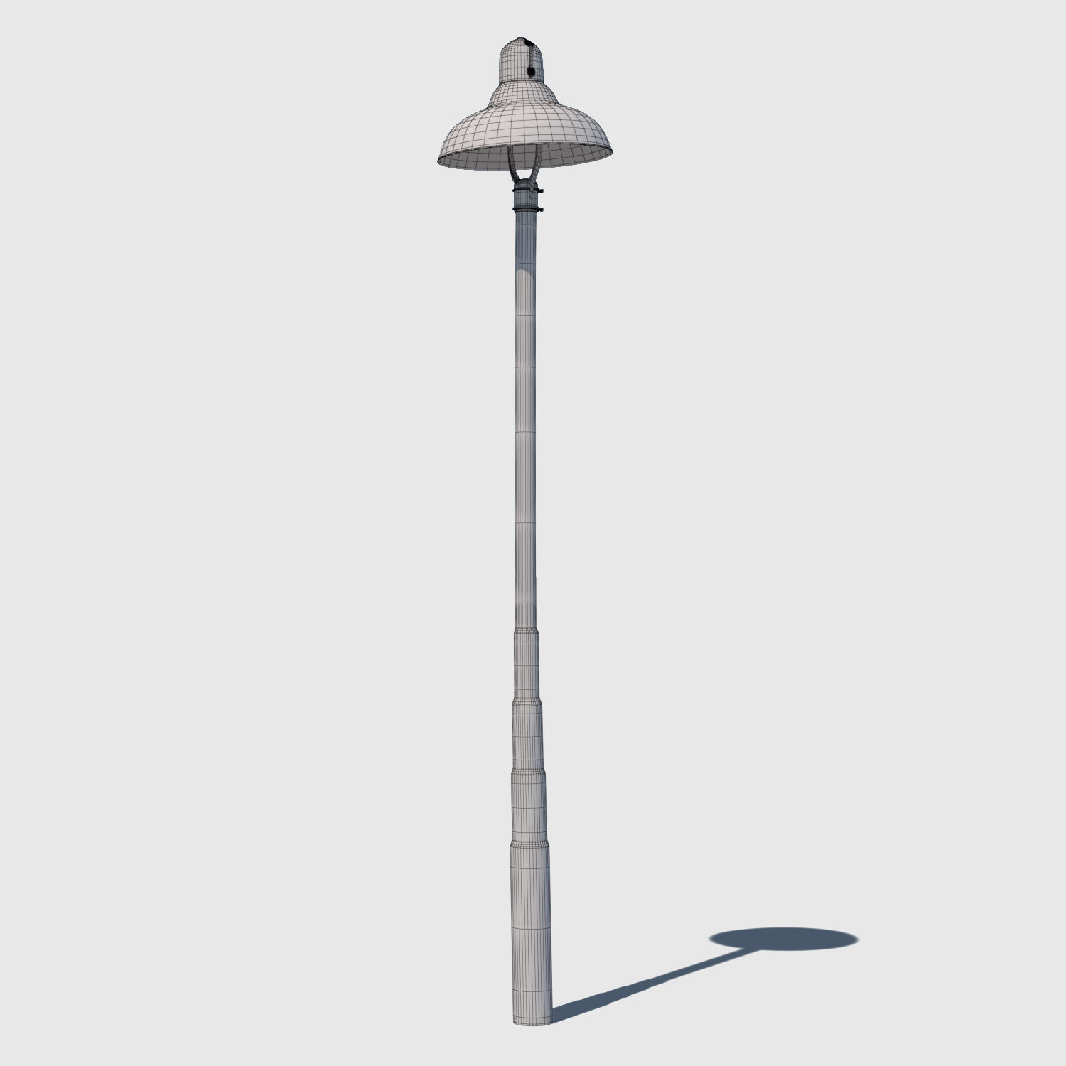 3d Model Vintage Lamp Post Cgtrader Vintage Lamp Post 3d Model Obj Fbx Ma Mb 3