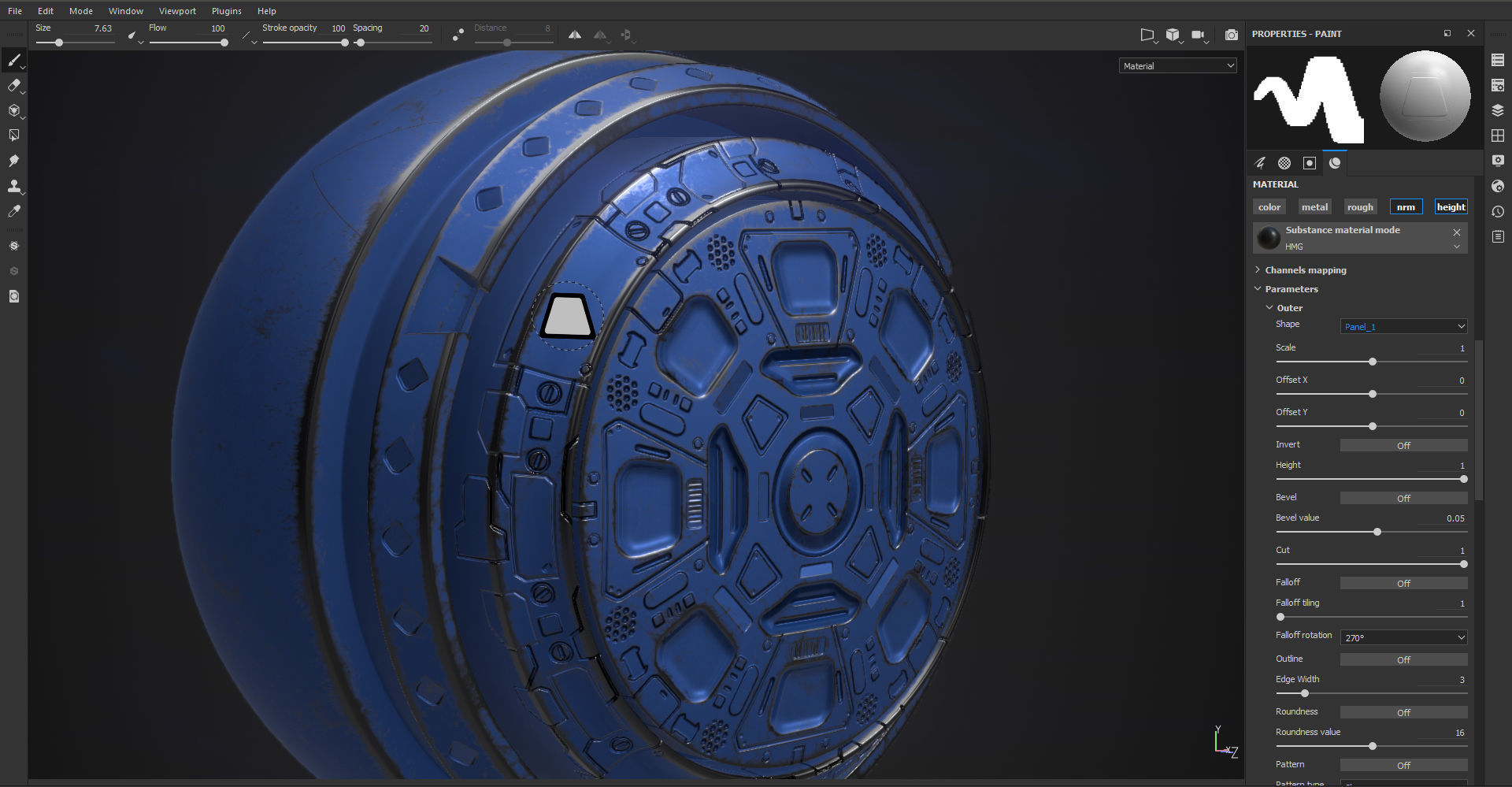 Substance Painter height map generator Texture | CGTrader