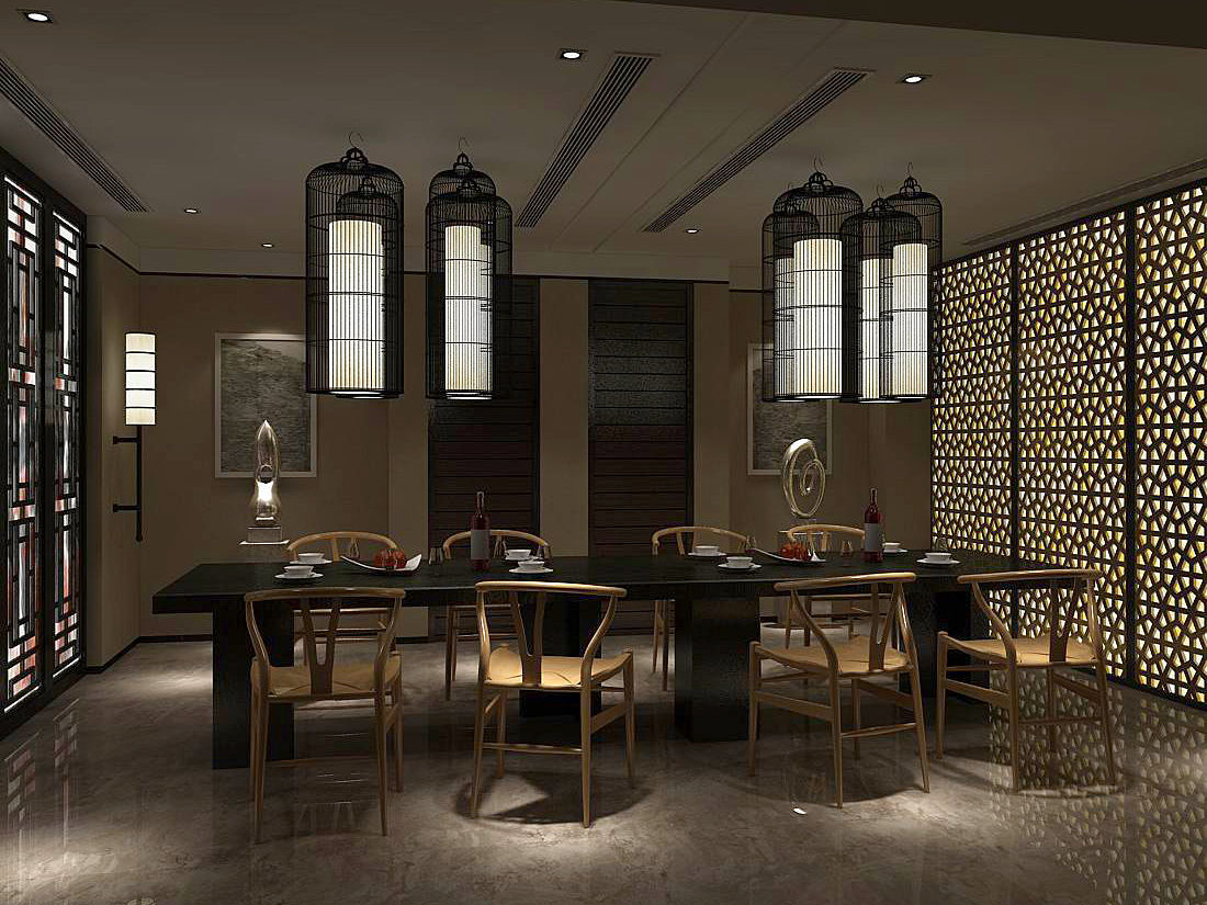 Business Restaurant - Coffee - Banquet  79 3D model