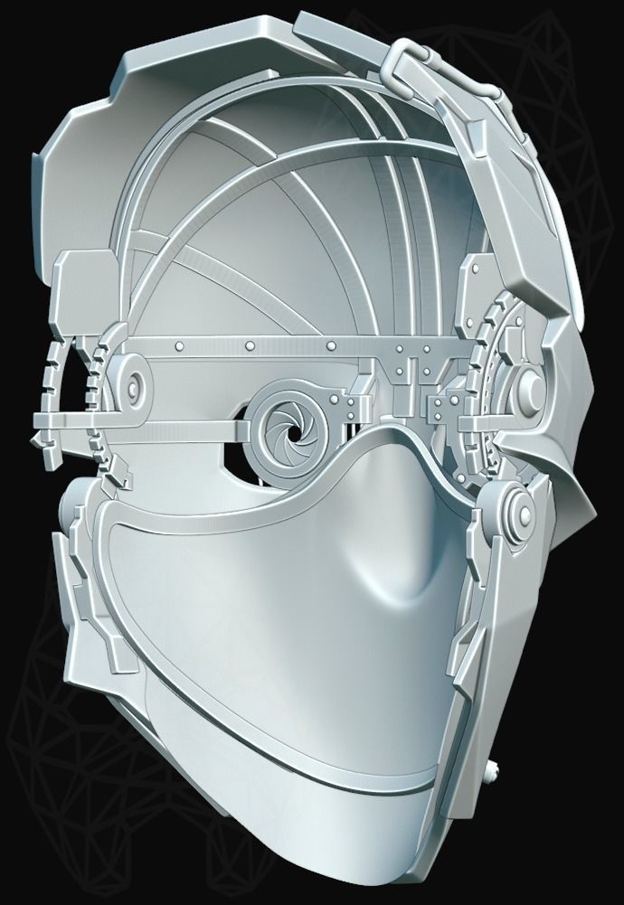 Dishonored 2 3d printable mask 3D model 3D printable | CGTrader