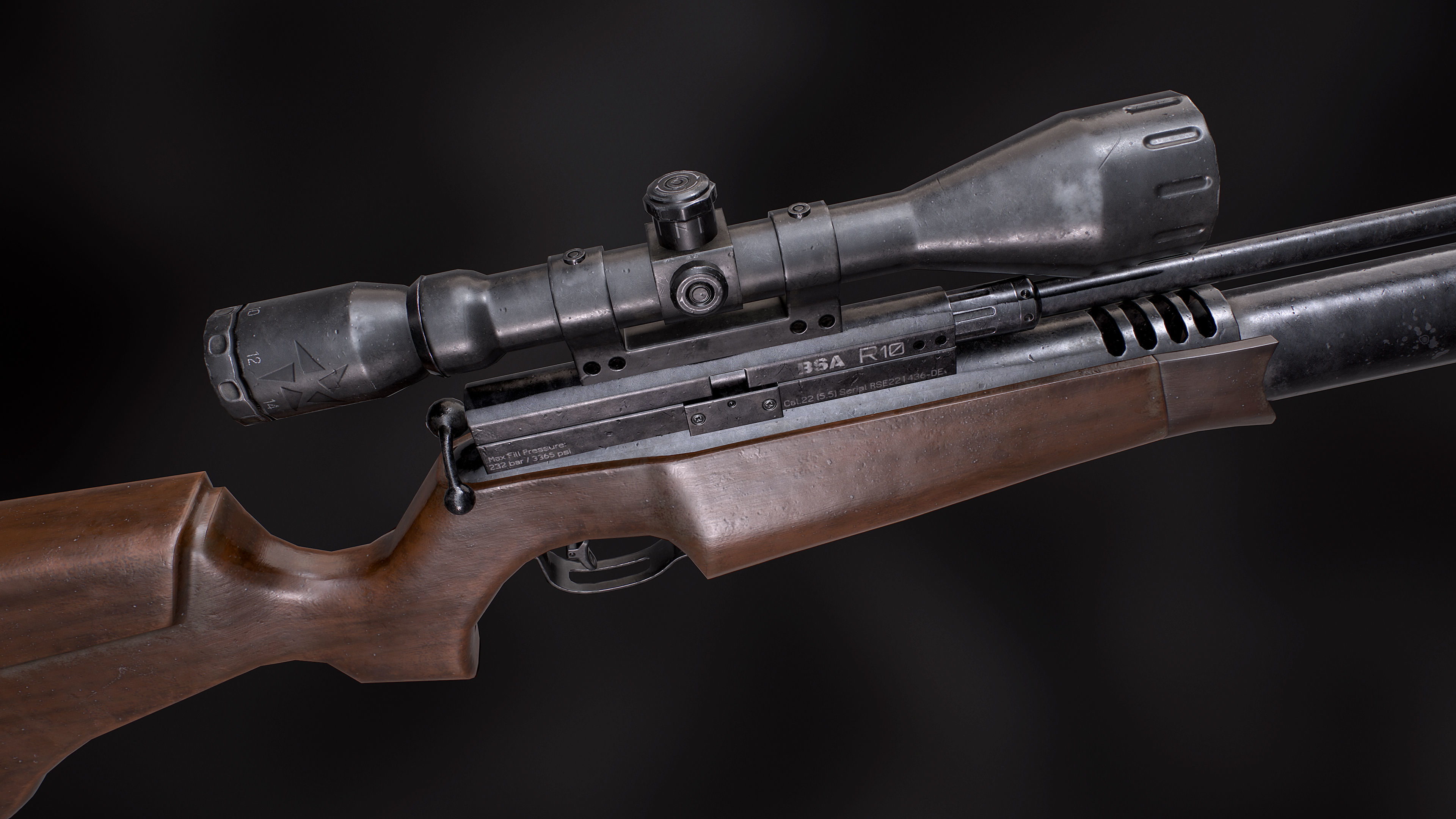 3D model BSA R10 SE Rifle CGTrader