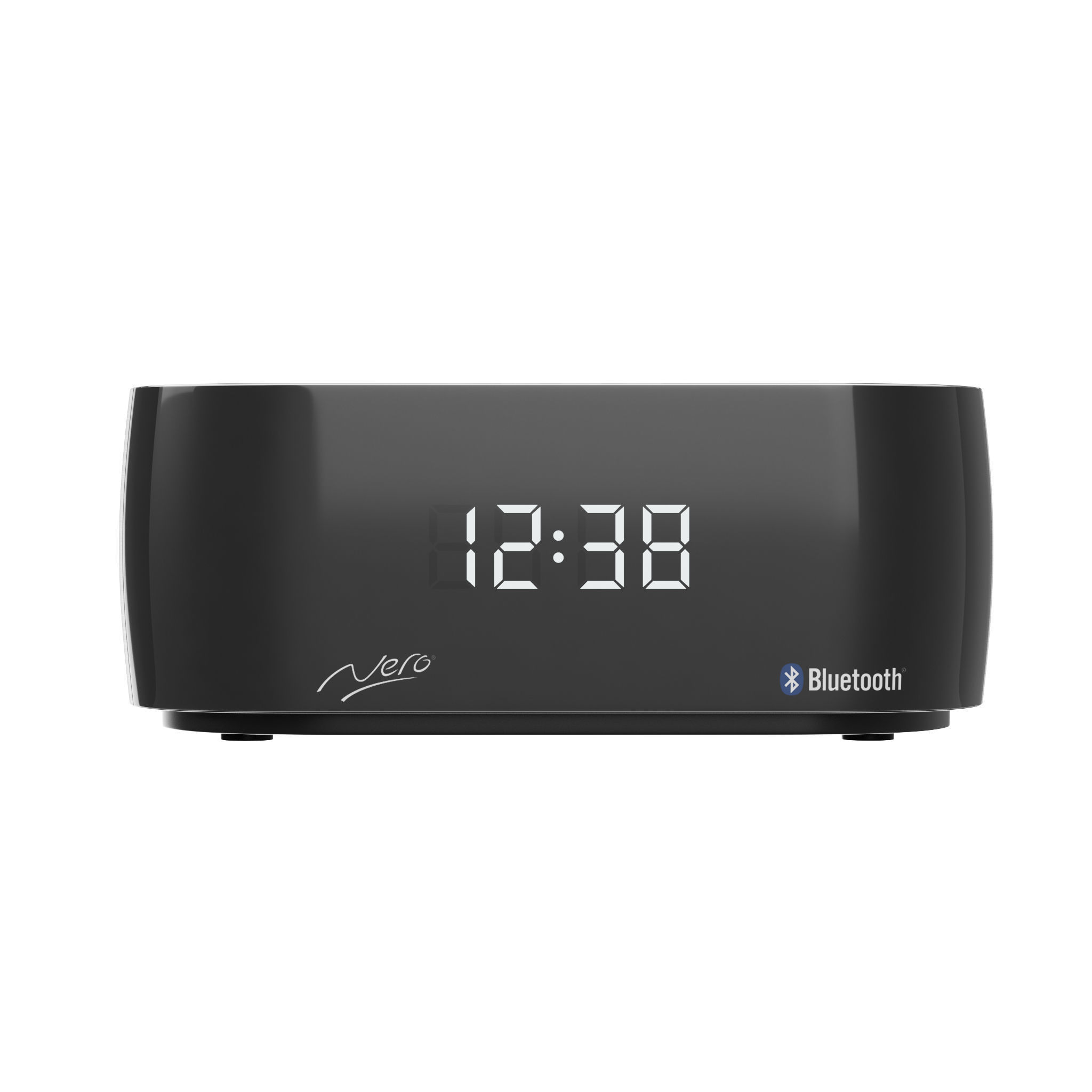 3D model Clock Radio Titanium Bluetooth Alarm VR / AR / lowpoly CGTrader