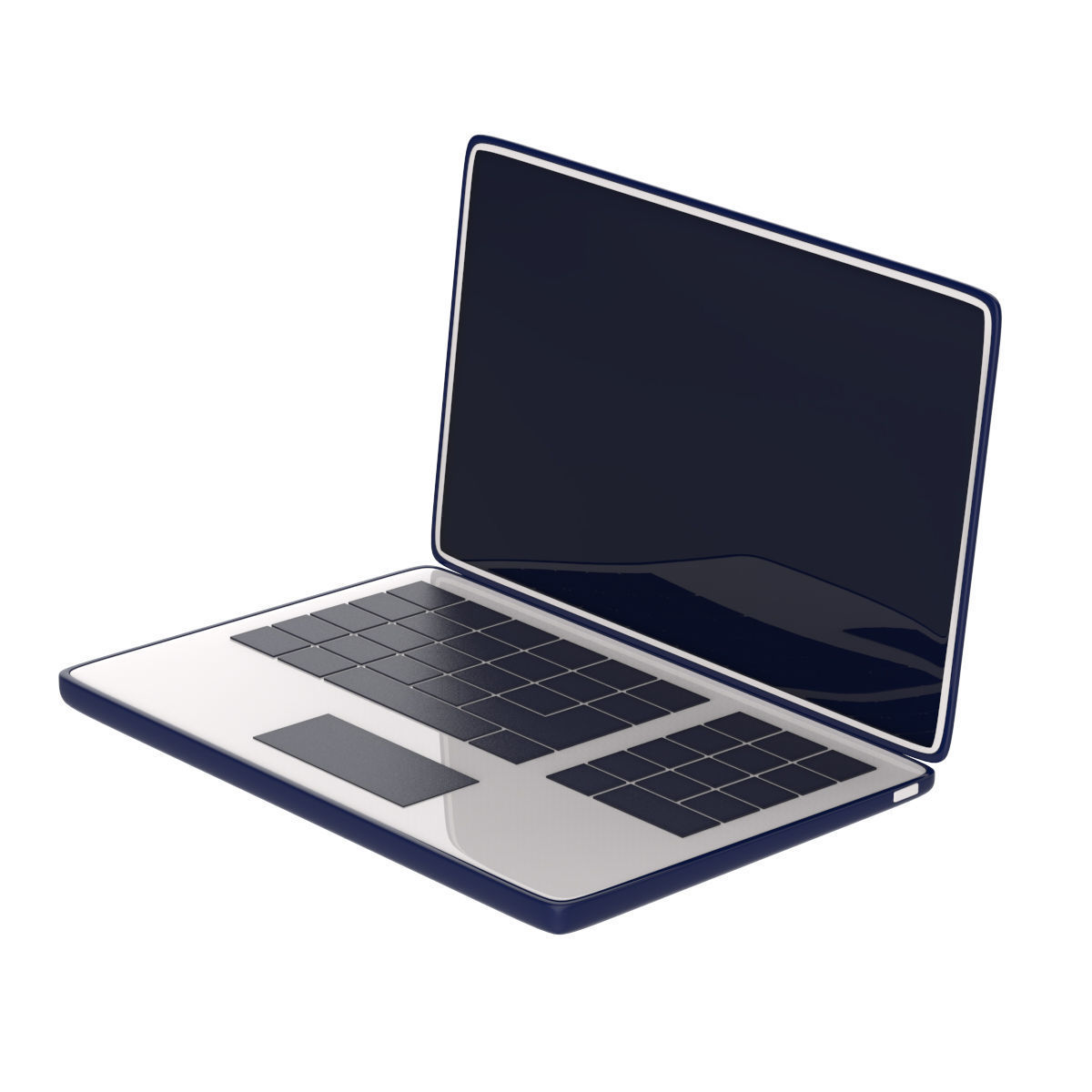 Cartoon Laptop 3D model