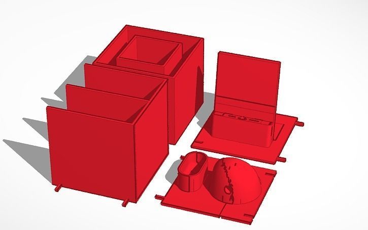 3d Print Model Modular Desk Organizer Without Airpod 3d Print Model Modular Desk Organizer