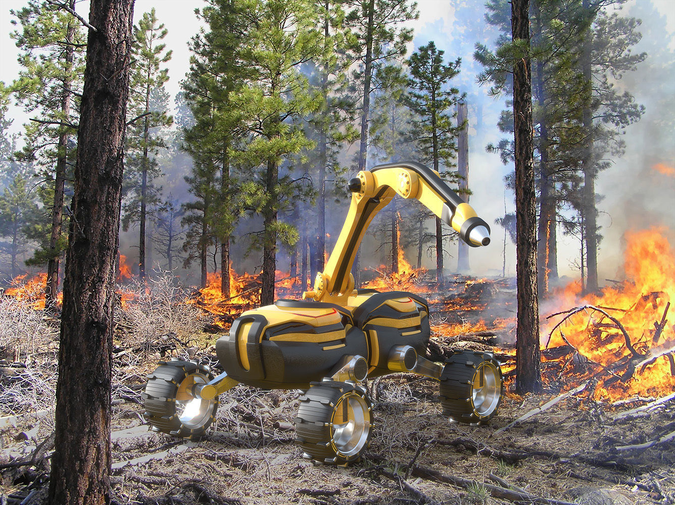 All Terrain Rescue Vehicle 3D model