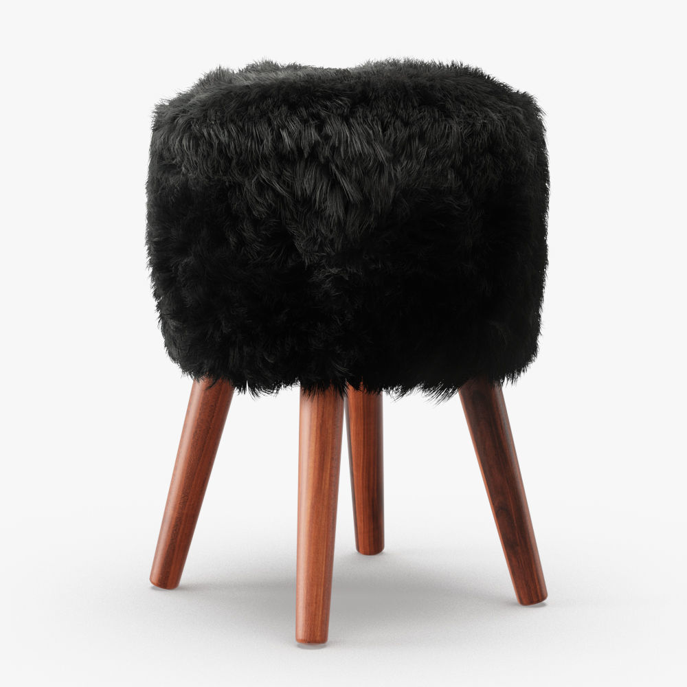 Royal Dream Sheepskin Stool