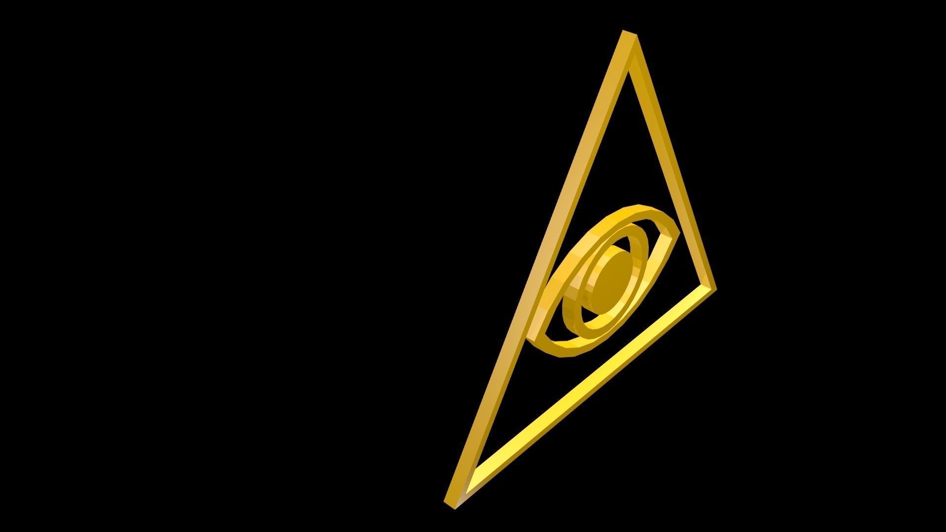 3D model Low poly Eye in Triangle VR / AR / low-poly | CGTrader