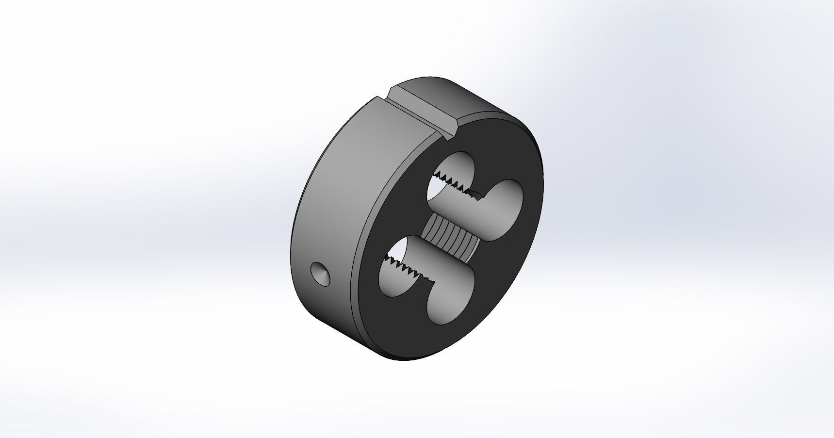 Thread cutting dies 3D model CGTrader