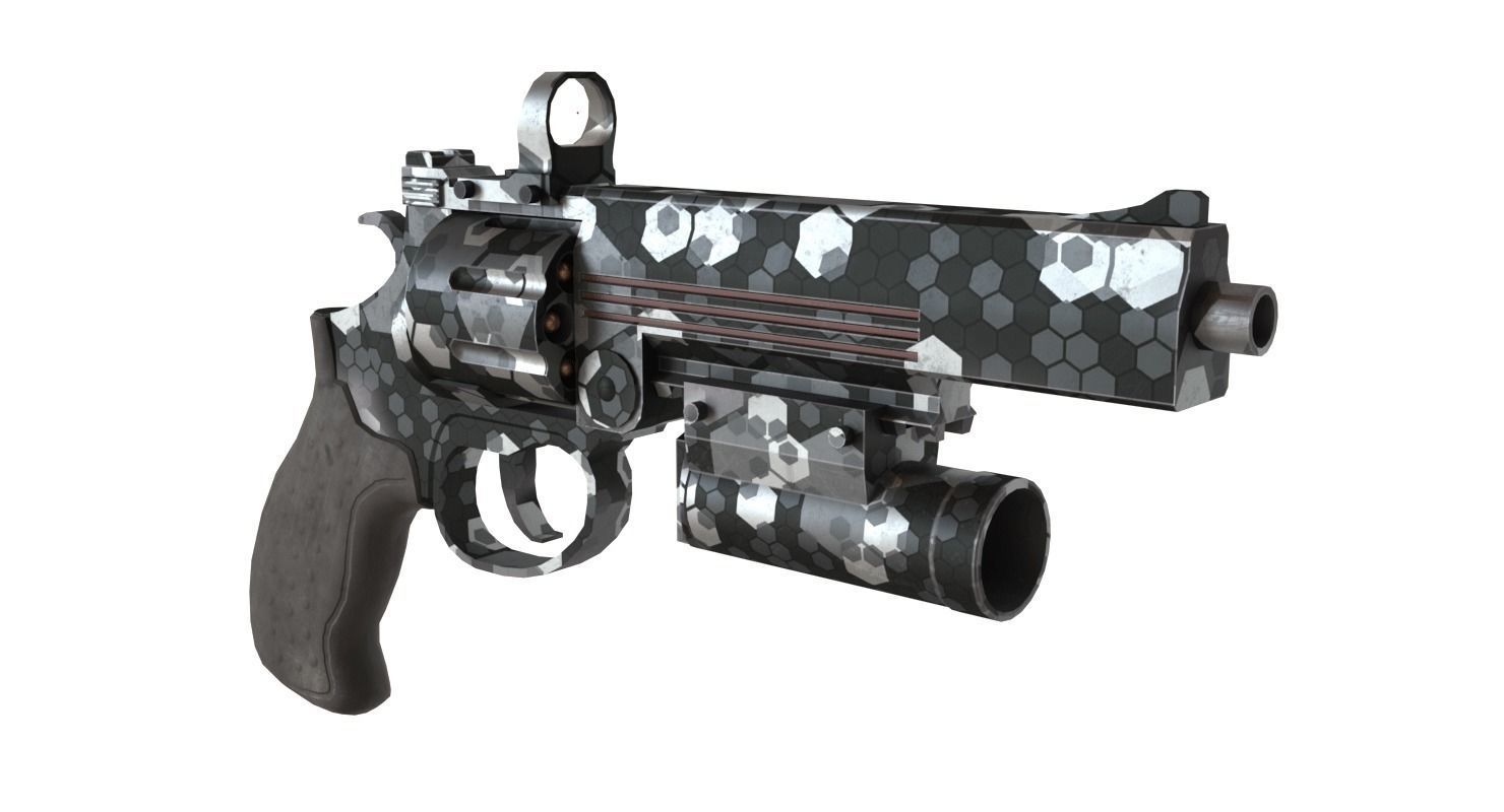 3D model Handgun MP-412 VR / AR / low-poly | CGTrader
