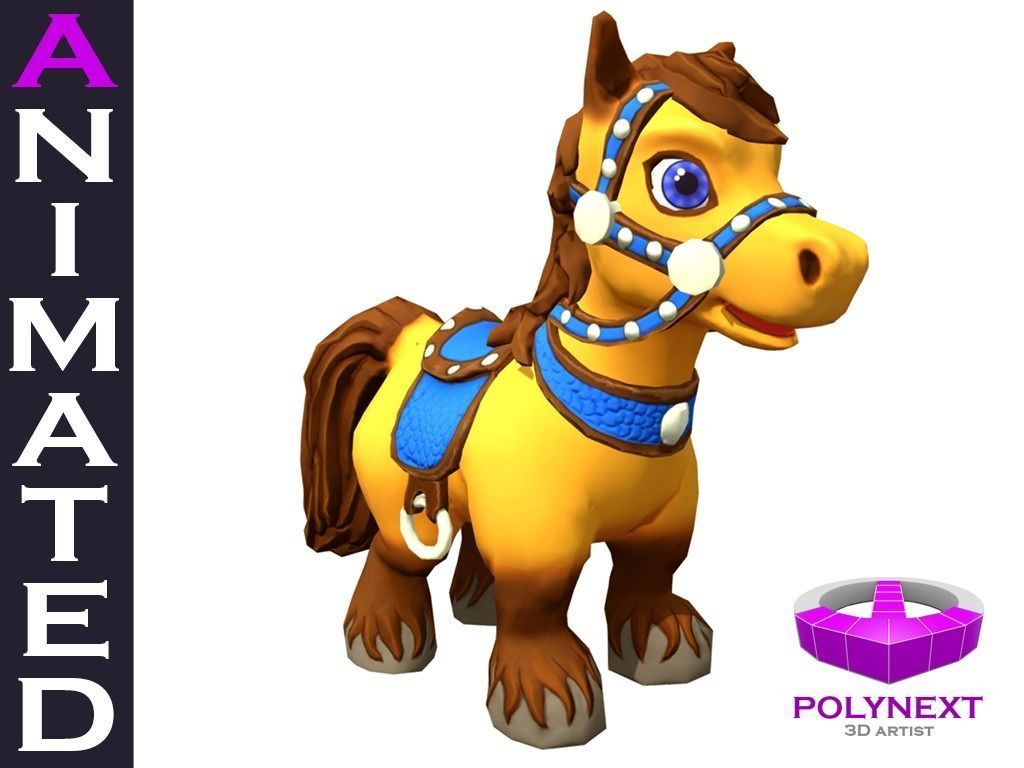 Cartoon Talking Horse