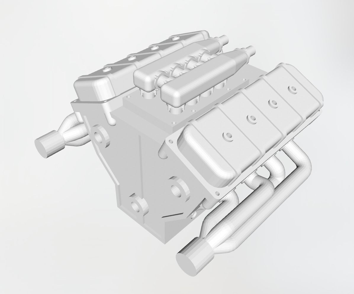 V8 engine