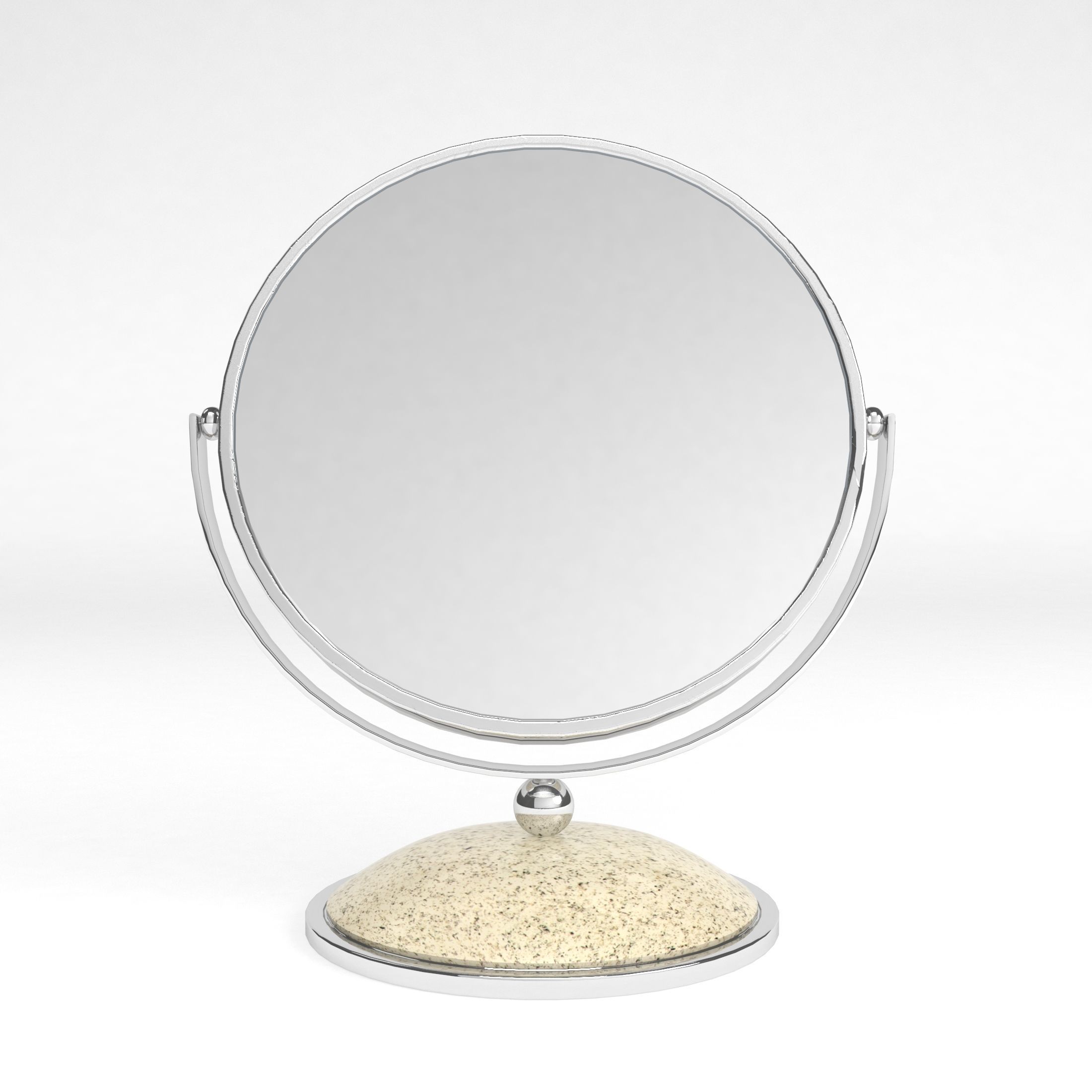 Round Table Mirror Furniture 3d Cgtrader Round Table Mirror 3d Model Max Obj Mtl Fbx Mat 2