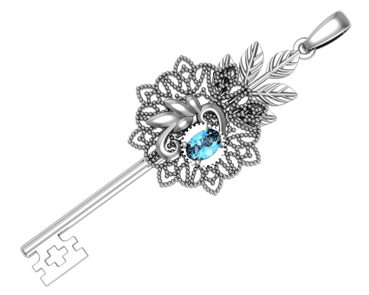 Pendant keys collection 3D print model