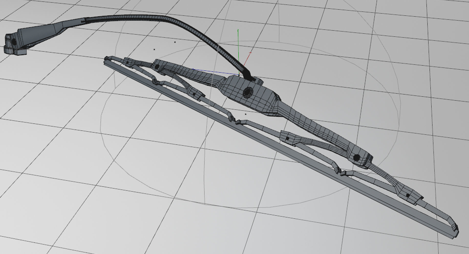 Windscreen Wiper 3D model CGTrader
