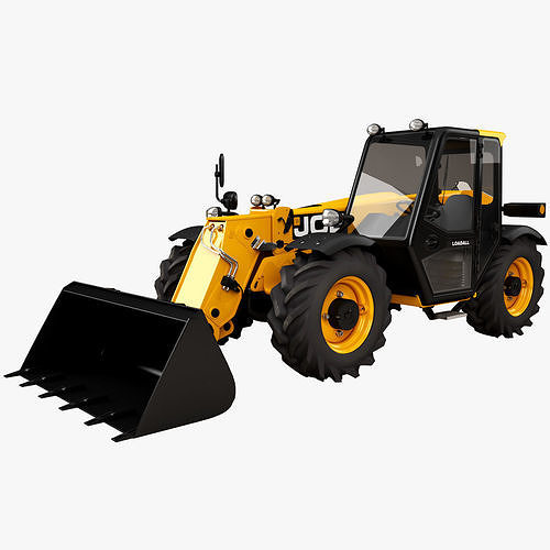 Telescopic Handler Forklift JCB 527 58 3D model