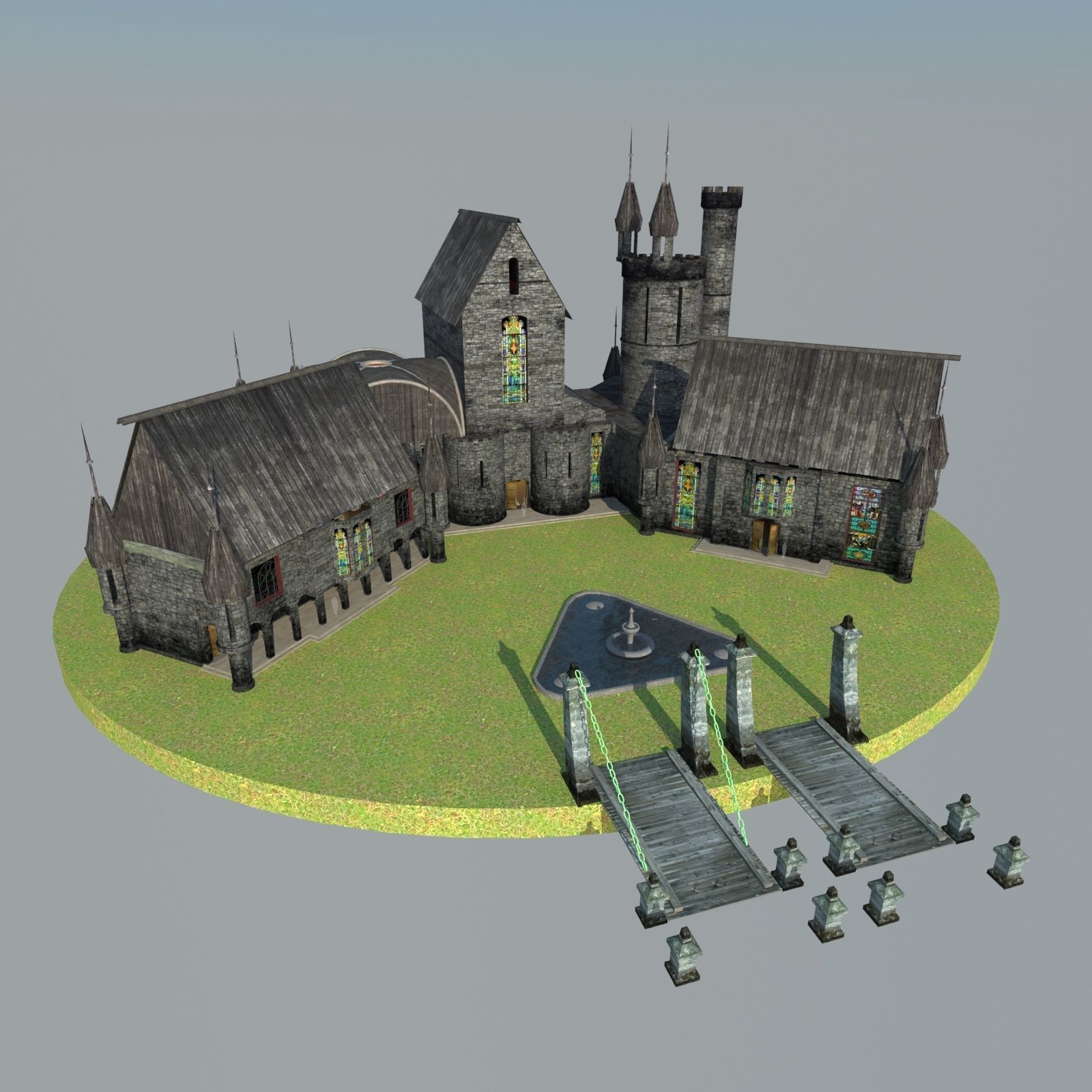 castle Free 3D model