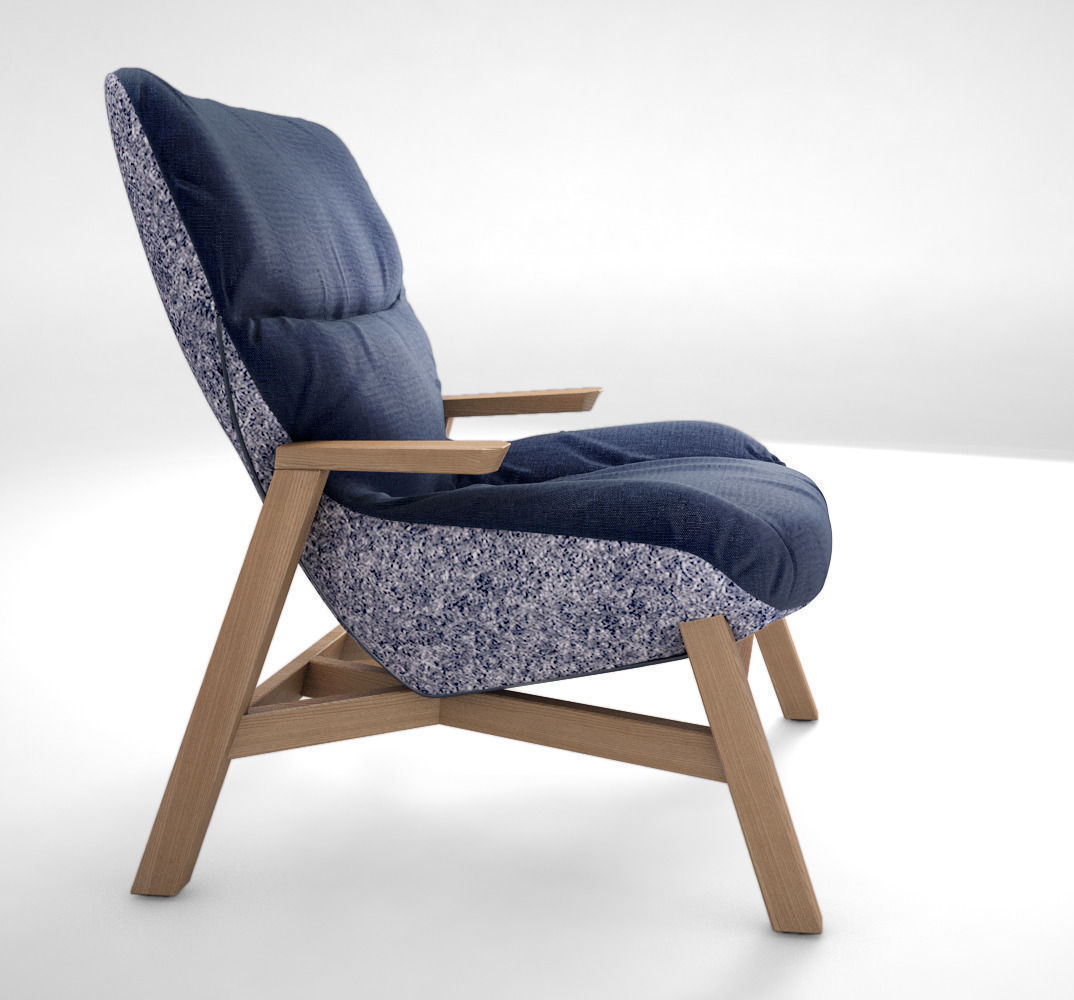Jardan Sweeney Armchair 3D model CGTrader