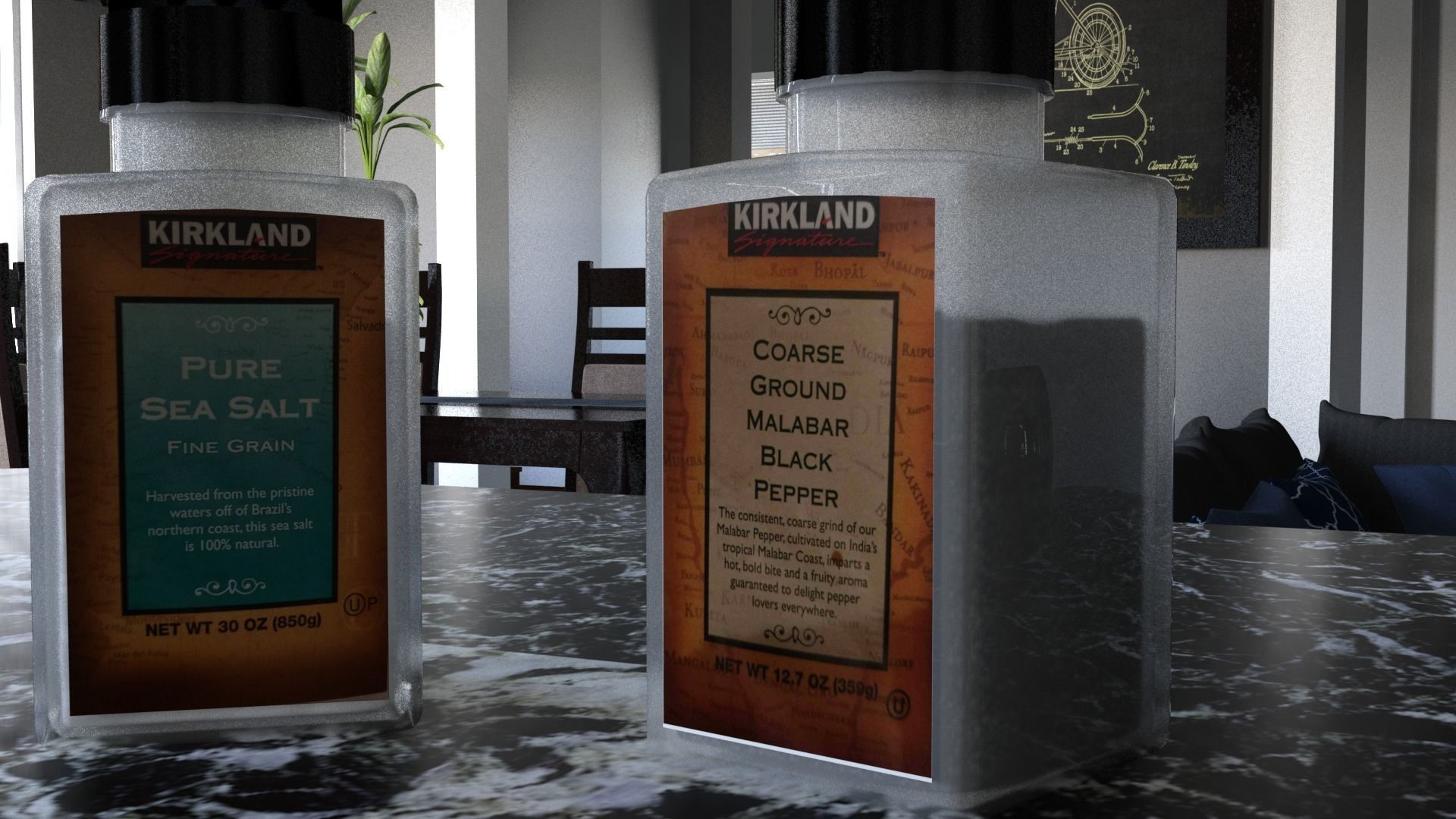 Salt and Pepper Free 3D model