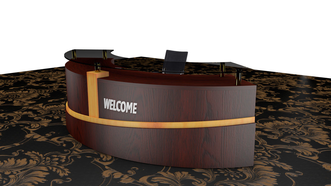 COUNTER Low-poly  3D model