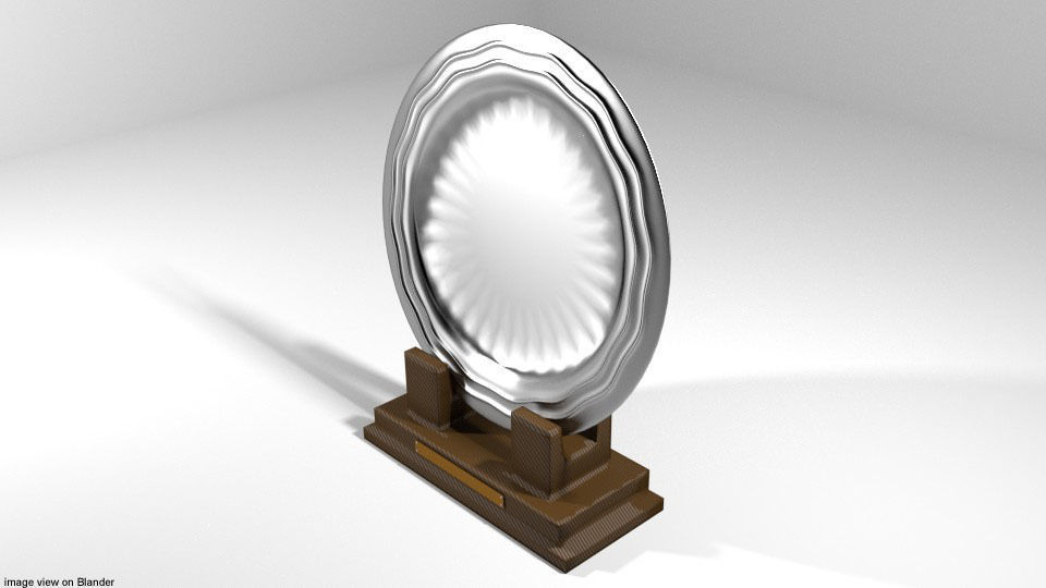 Trophy Plate 3D model CGTrader
