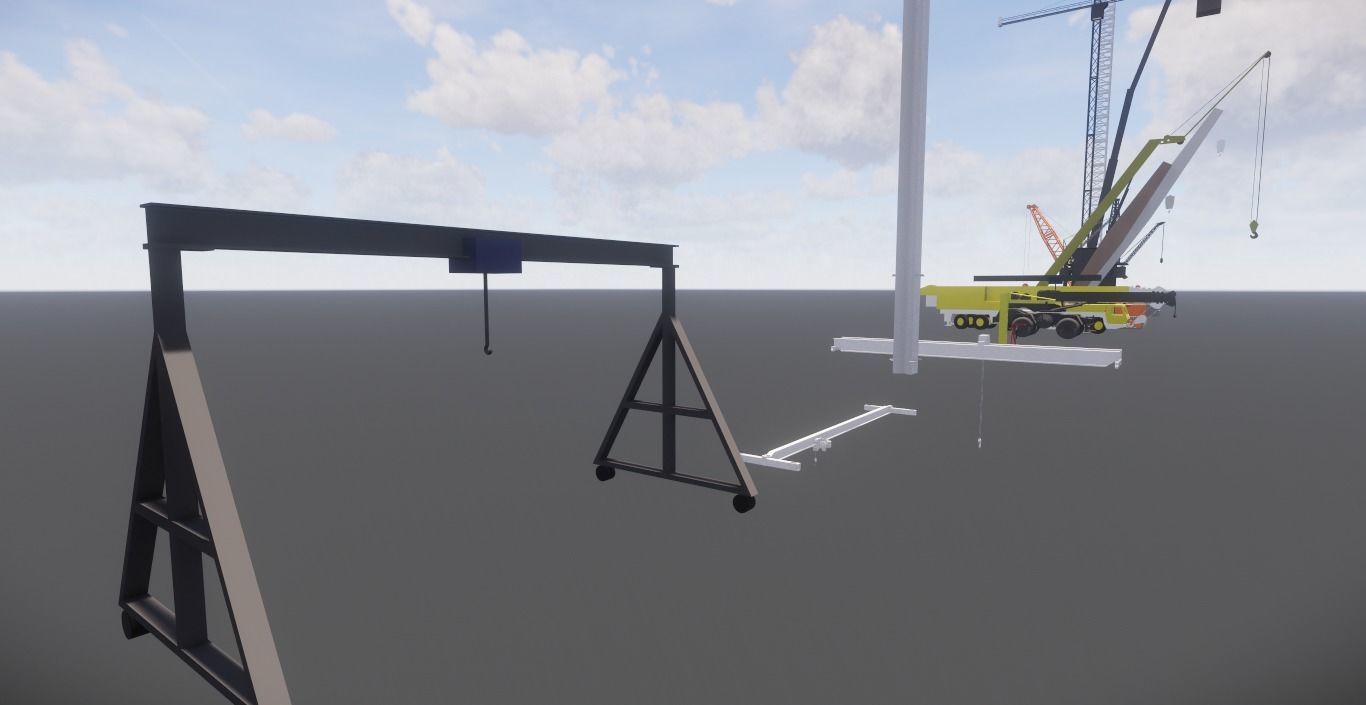 20 Models Cranes Revit Family 2015 3D model CGTrader