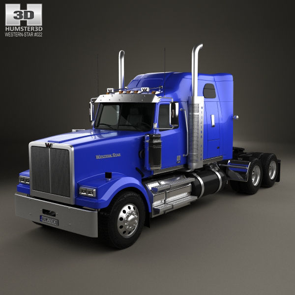 Western Star 4900 >> Western Star 4900 Sf Sleeper Cab Tractor Truck 2008 3d Model Western Star 4900 >> Western Star 4900 Sf Sleeper Cab Tractor Truck 2008 3d Model