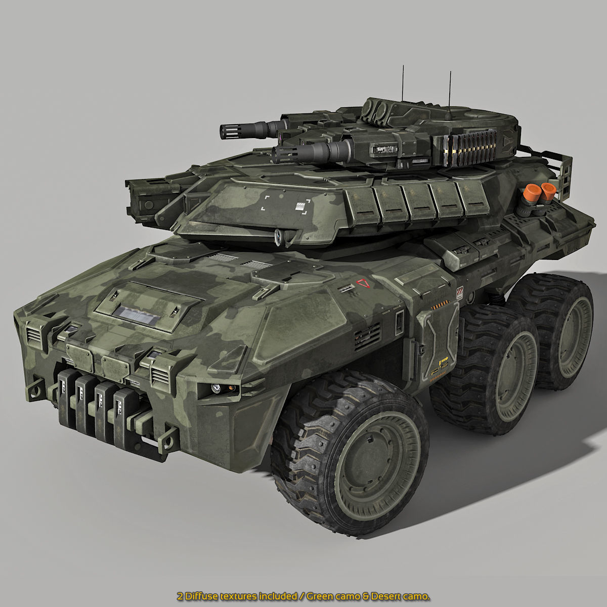 SF Heavy APC 3D model CGTrader