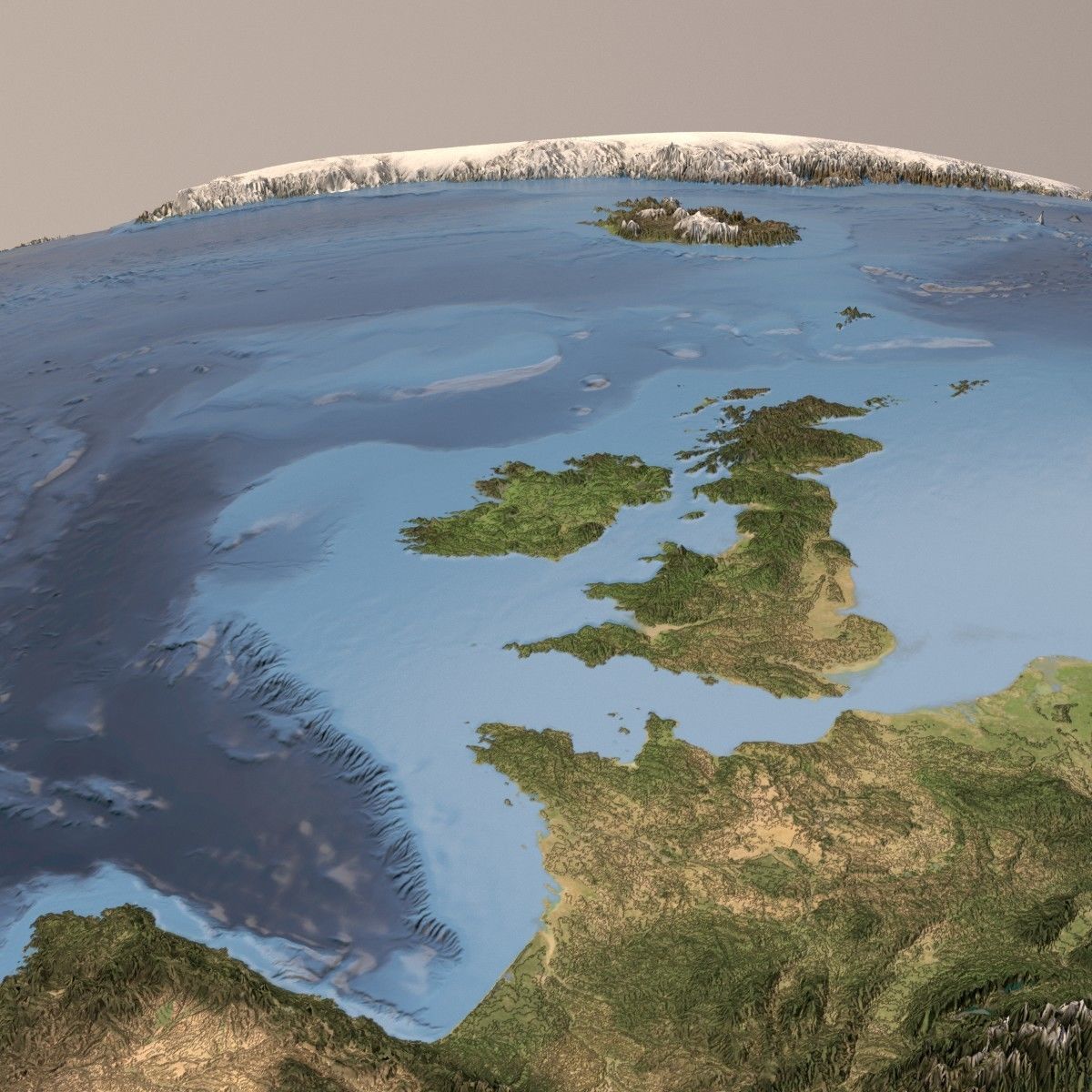 Earth globe embossed 3D model | CGTrader