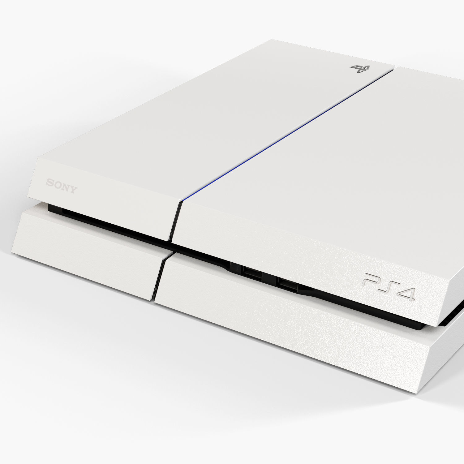 3D model Sony PlayStation 4 White VR / AR / lowpoly CGTrader