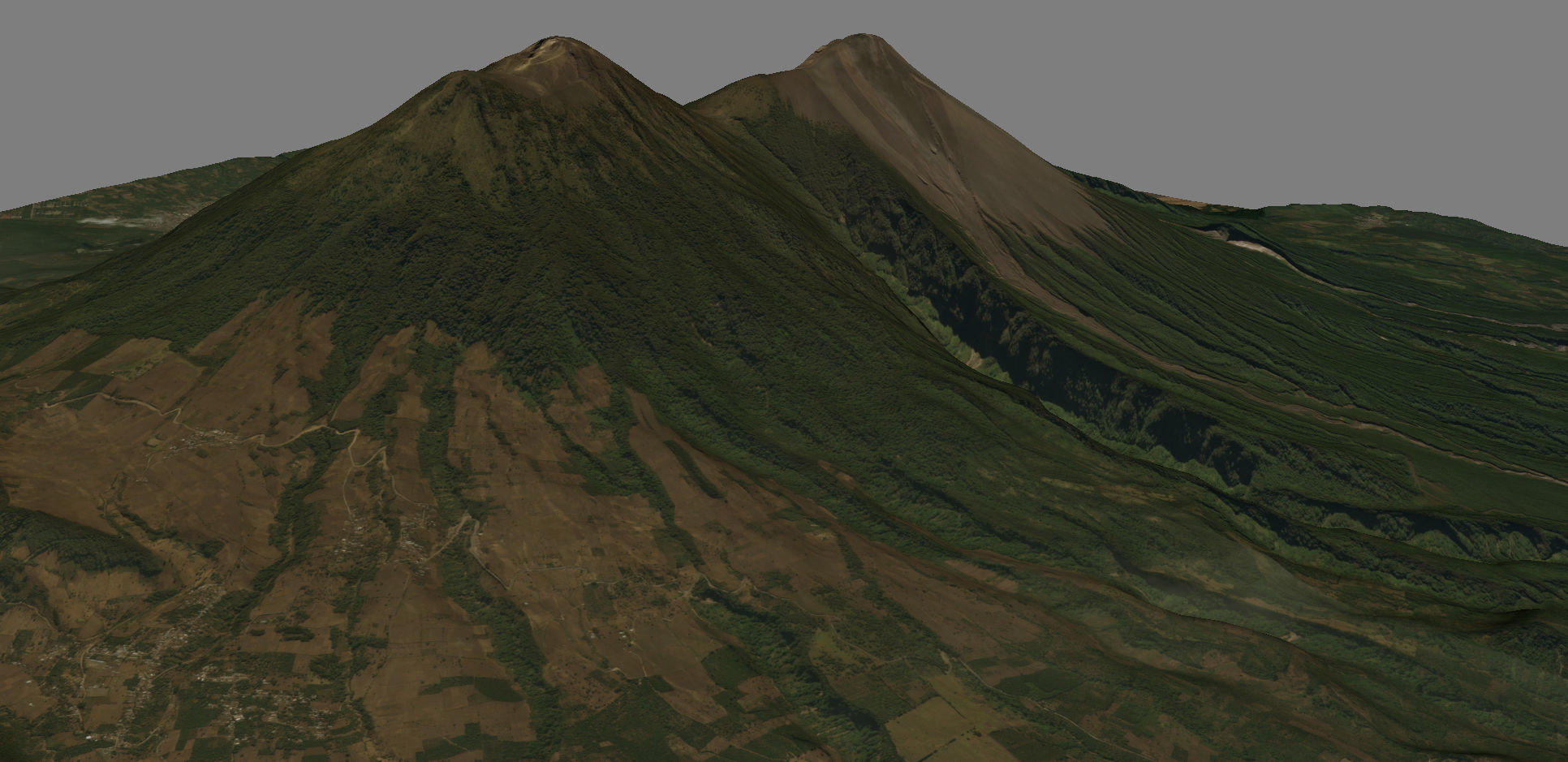 Fuego Vulcan - Mountain 3D model