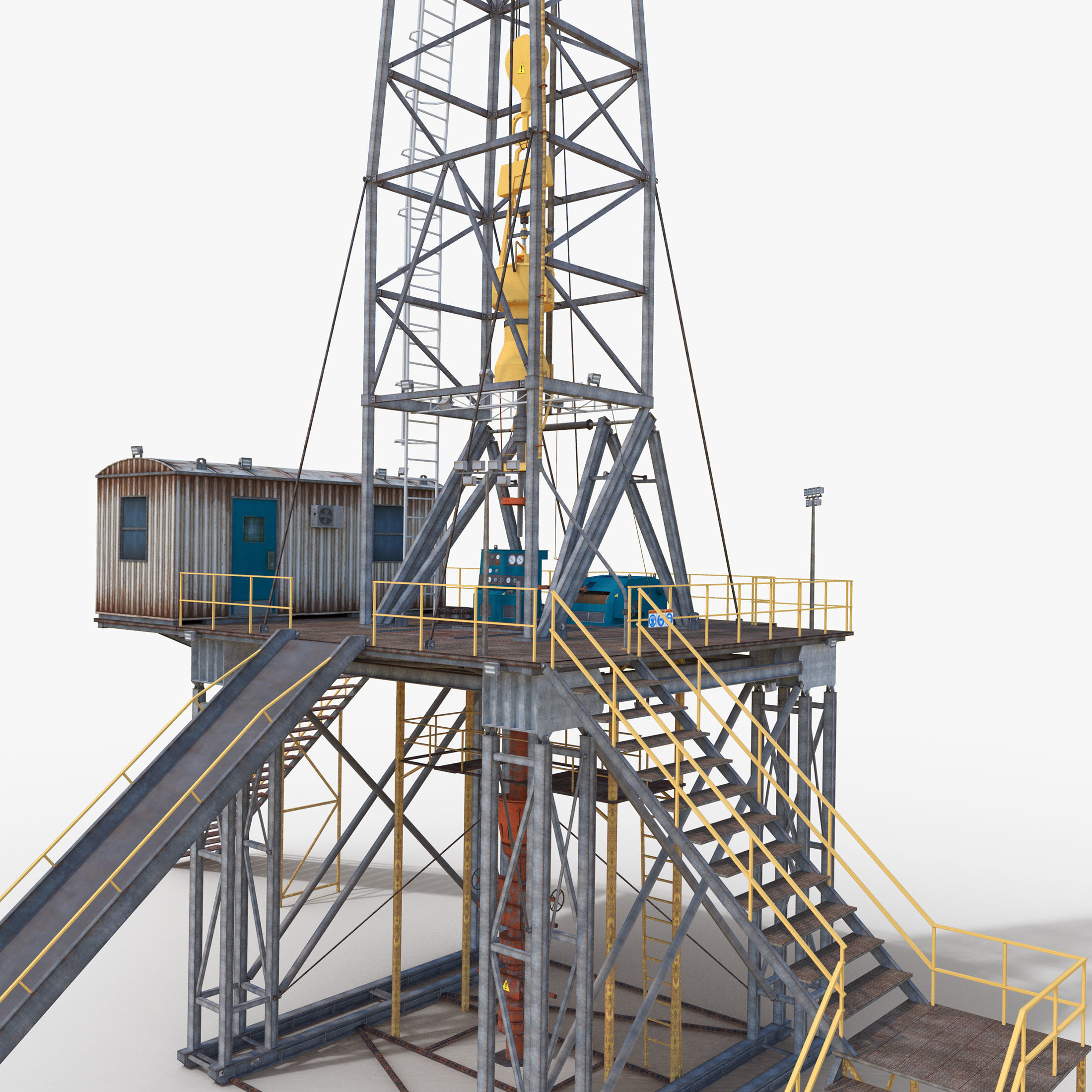 3D model Land Rig VR / AR / low-poly | CGTrader