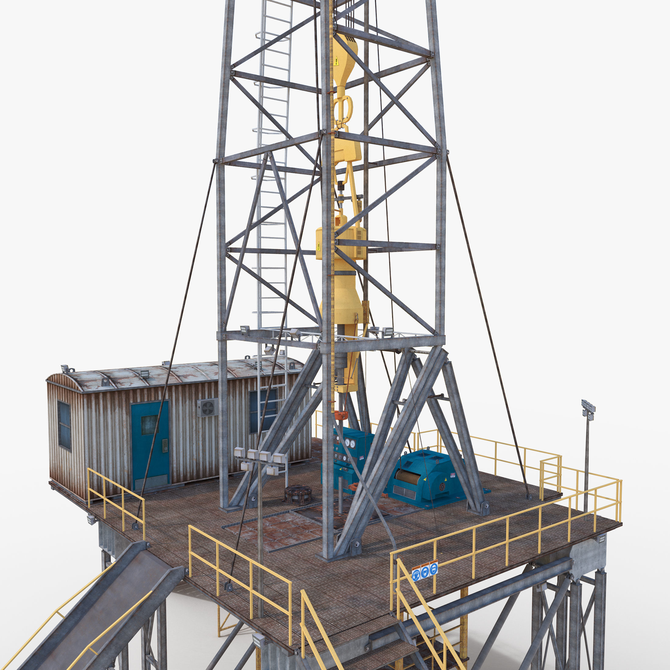 3D model Land Rig VR / AR / low-poly | CGTrader