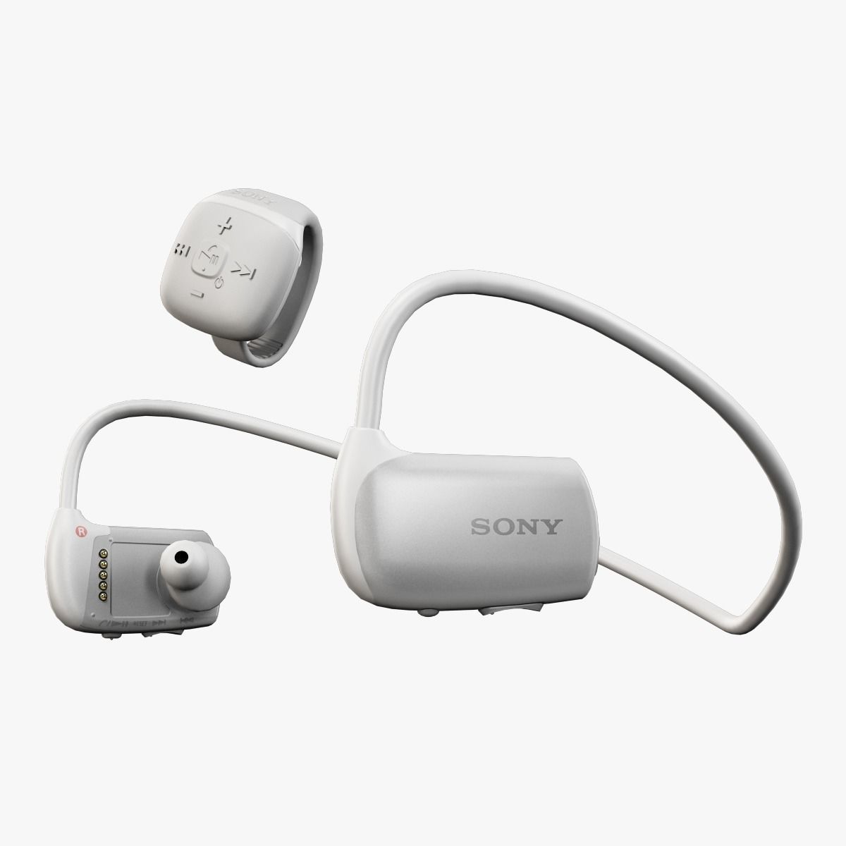 3D model Sony Walkman NWZWS613 bluetooth sports wearable mp3 player VR / AR / lowpoly CGTrader